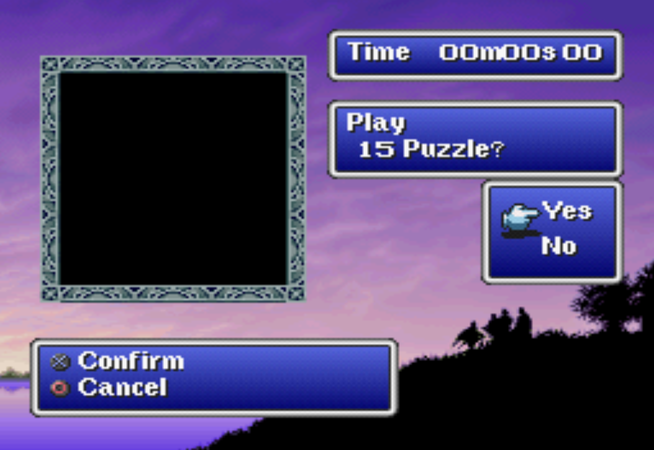 Final Fantasy 1 Ingame Puzzle